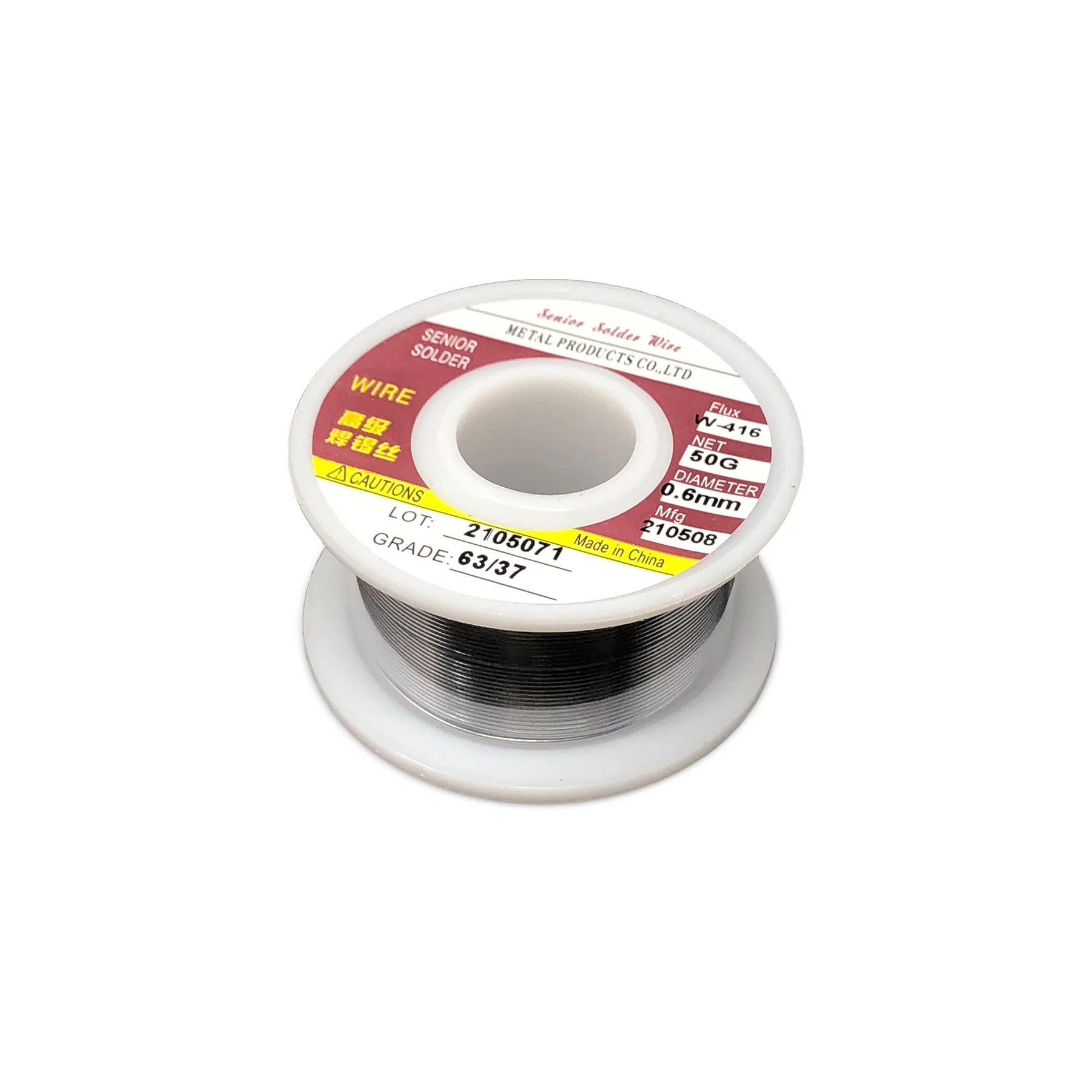 63/37 Tin Lead 3.3% Flux Rosin Core Solder Wire Soldering Sn63/Pb37 Flux 0.023"/0.6mm 50g