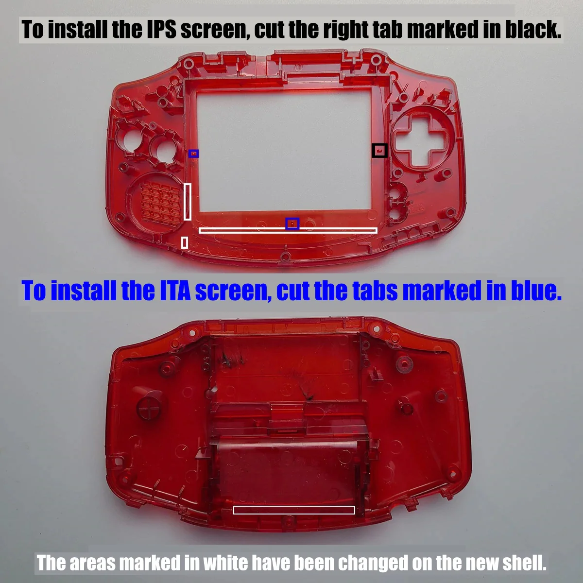 FunnyPlaying Game Boy Advance IPS Ready Housing Shells - Image 23
