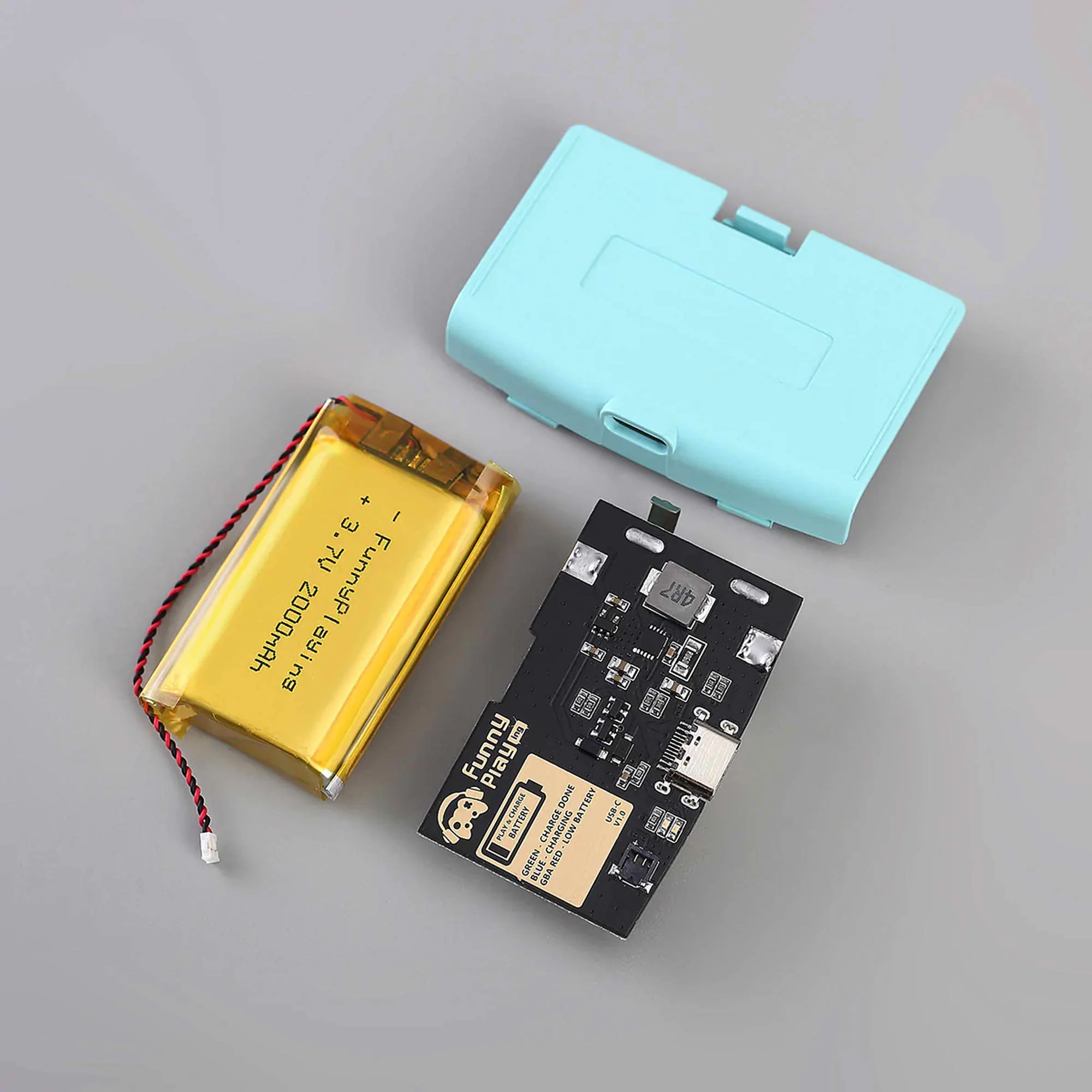 FunnyPlaying Game Boy Advance USB-C Rechargeable Battery mod - Image 10