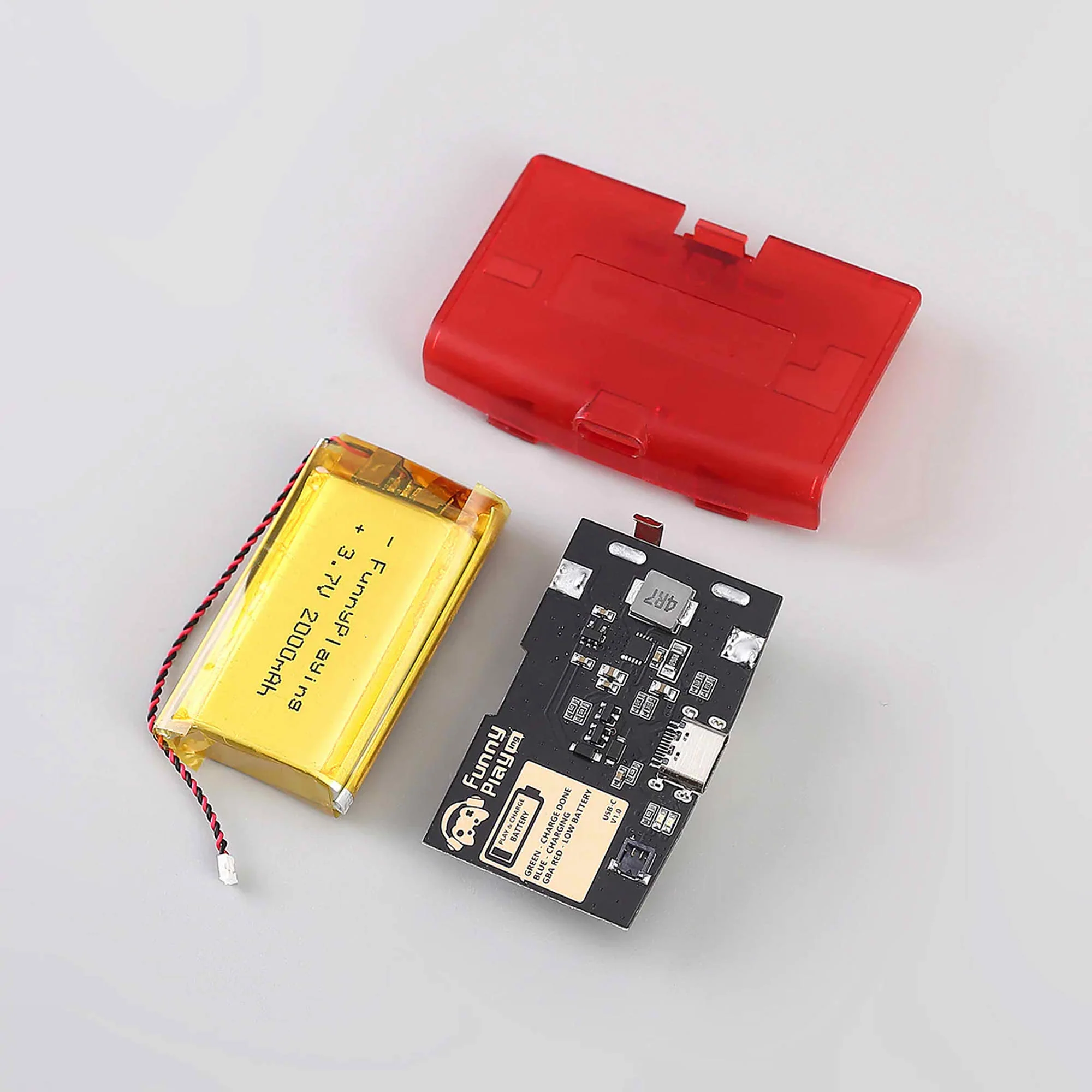 FunnyPlaying Game Boy Advance USB-C Rechargeable Battery mod - Image 14
