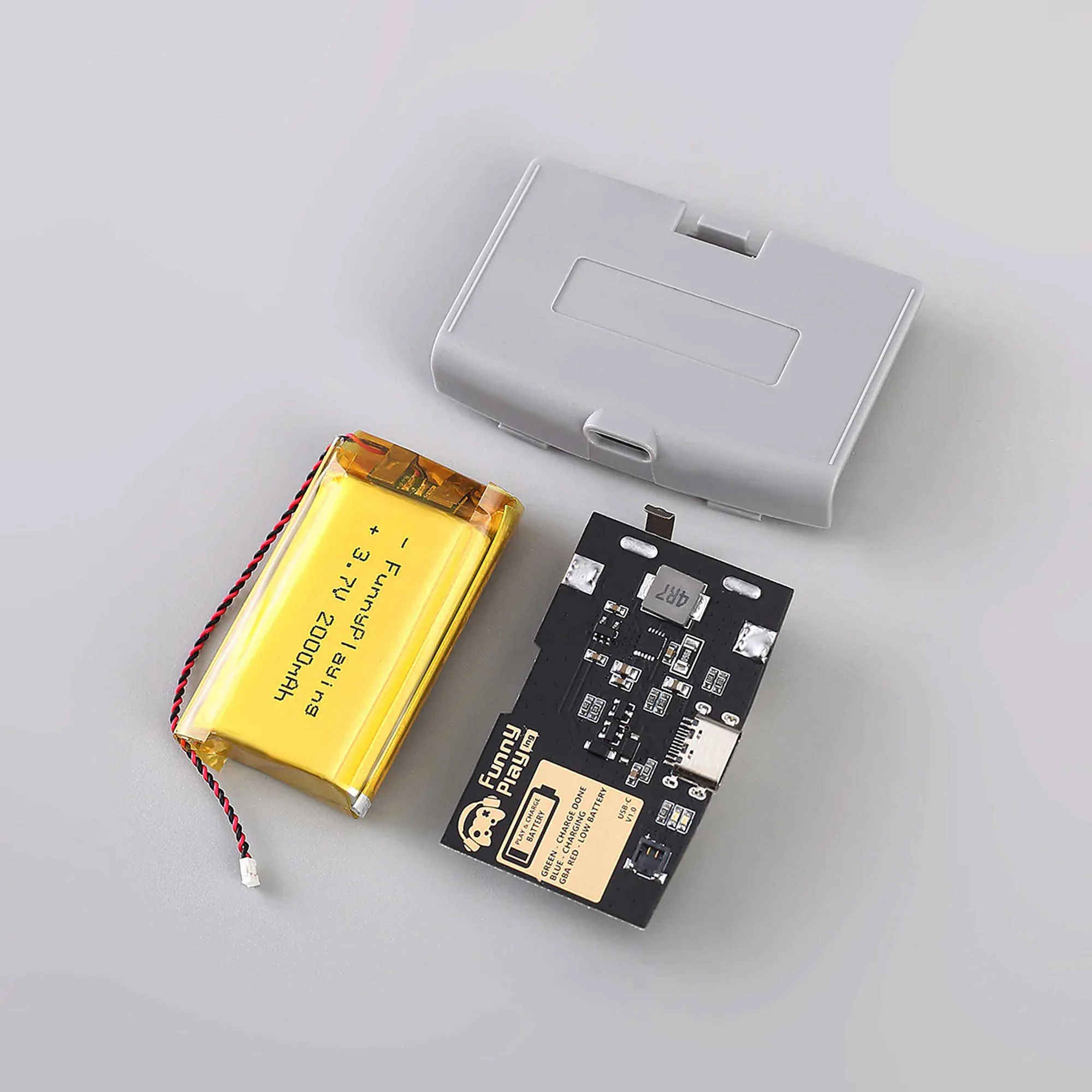 FunnyPlaying Game Boy Advance USB-C Rechargeable Battery mod - Image 16