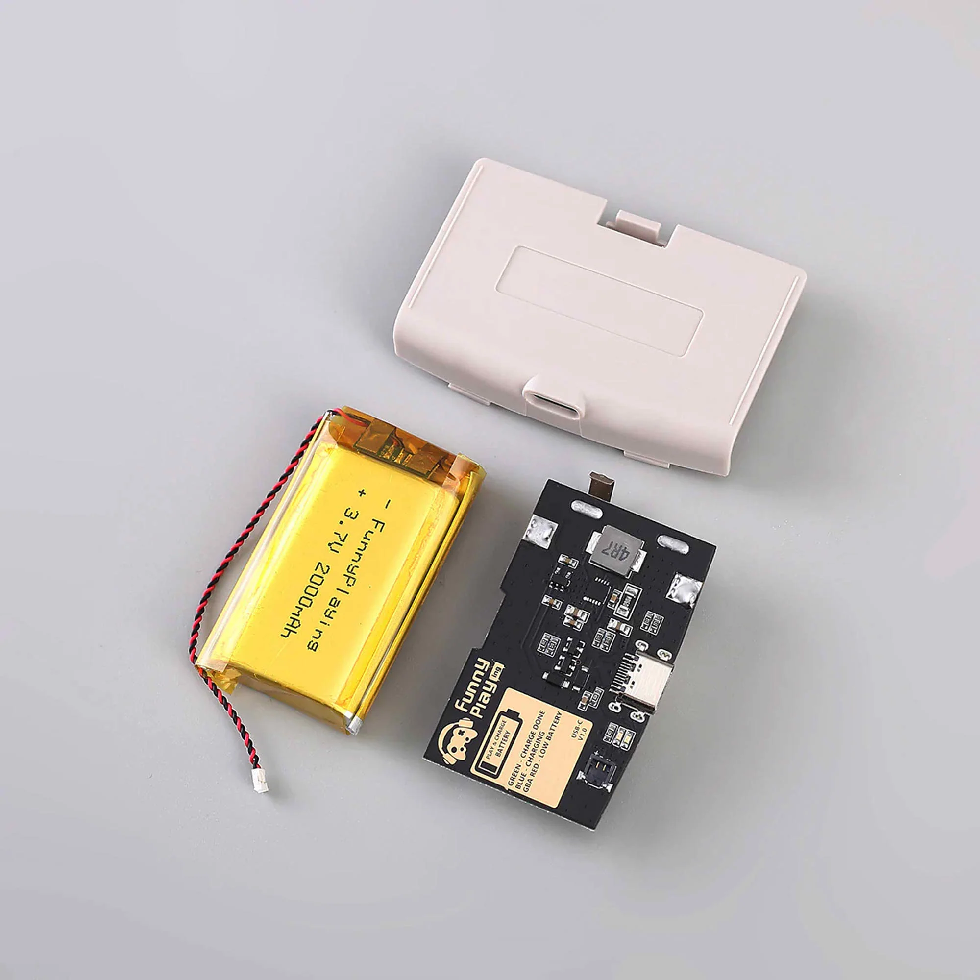 FunnyPlaying Game Boy Advance USB-C Rechargeable Battery mod - Image 20