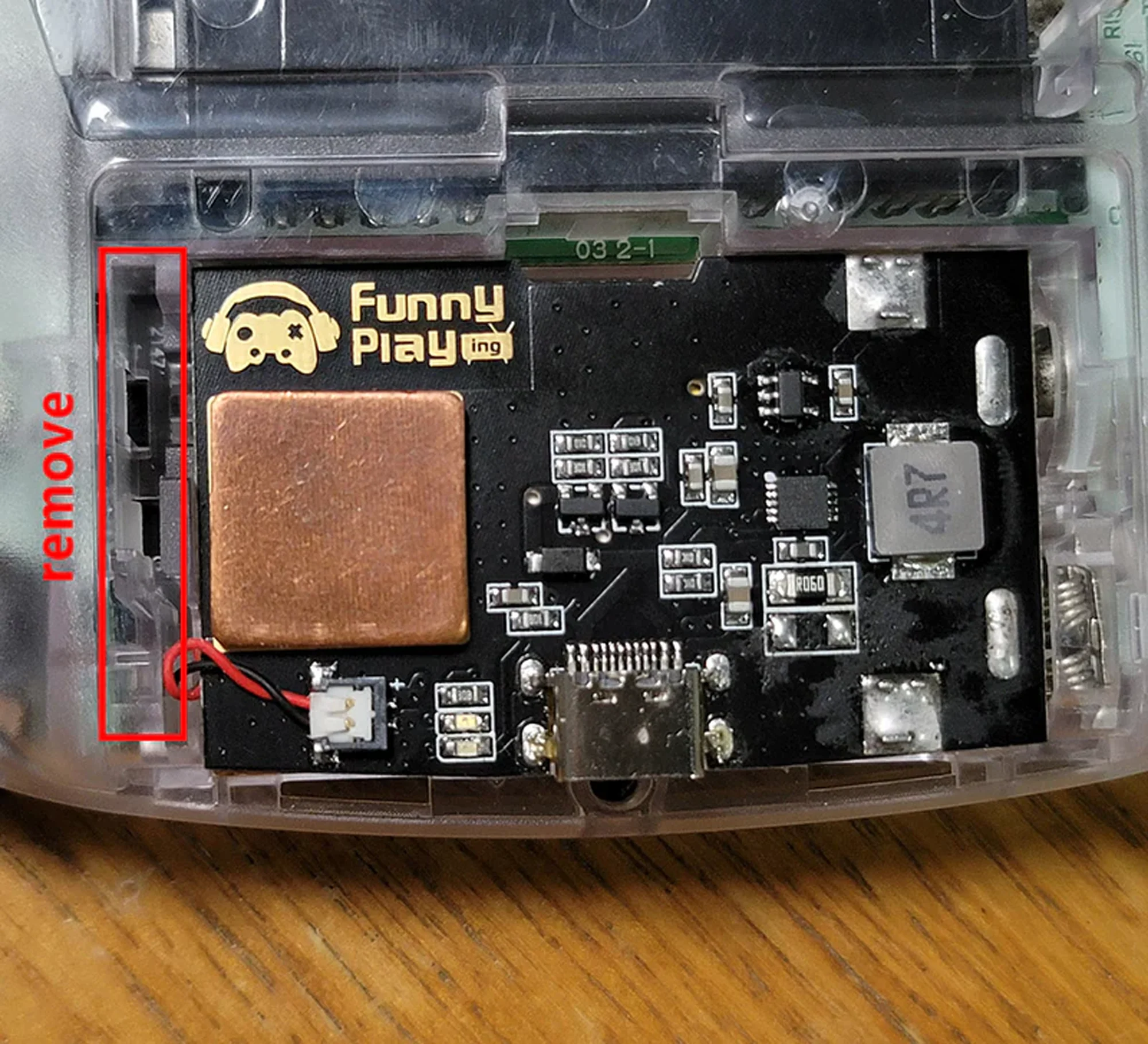 FunnyPlaying Game Boy Advance USB-C Rechargeable Battery mod - Image 4