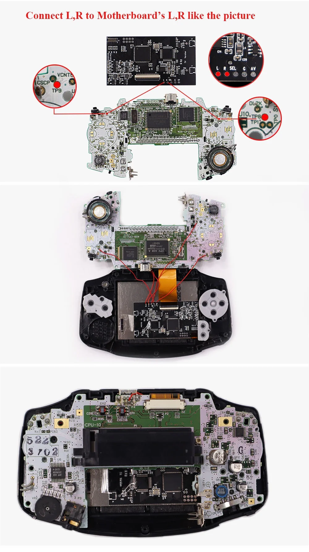 Game Boy Advance IPS Backlight TV Version AV Out Mod - Hispeedido - Image 5