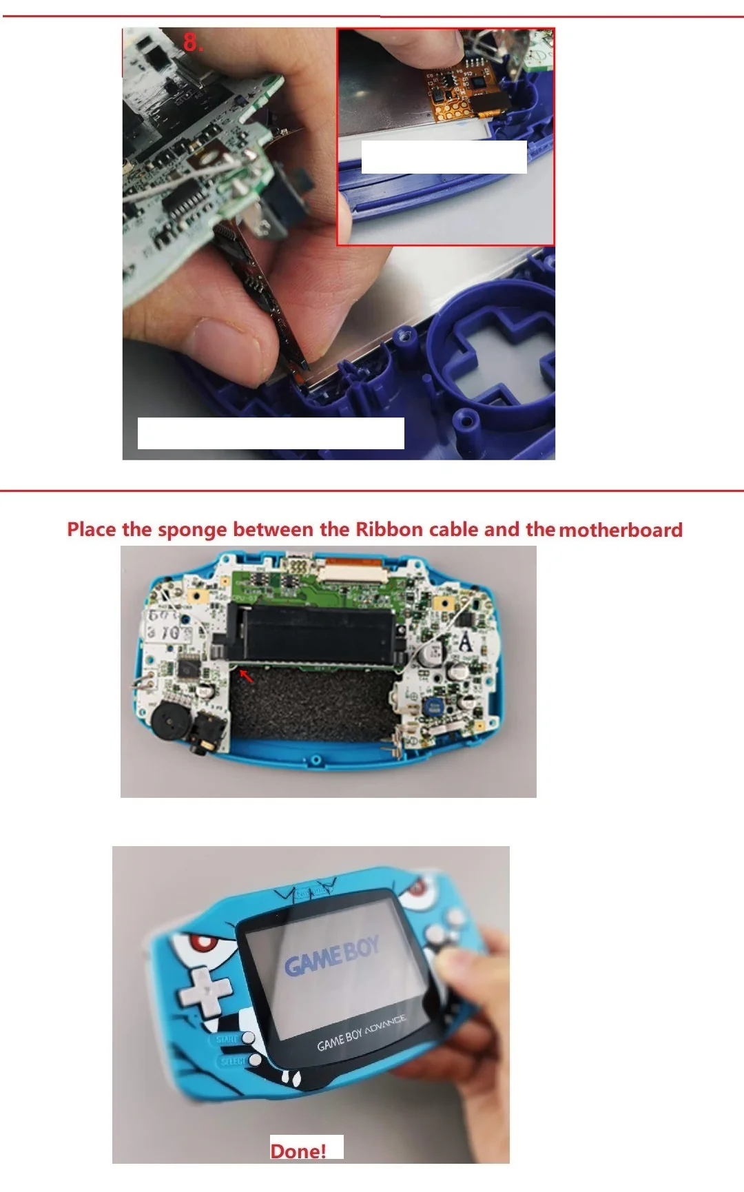 Game Boy Advance IPS Backlight Screen Mod - Hispeedido - Image 7
