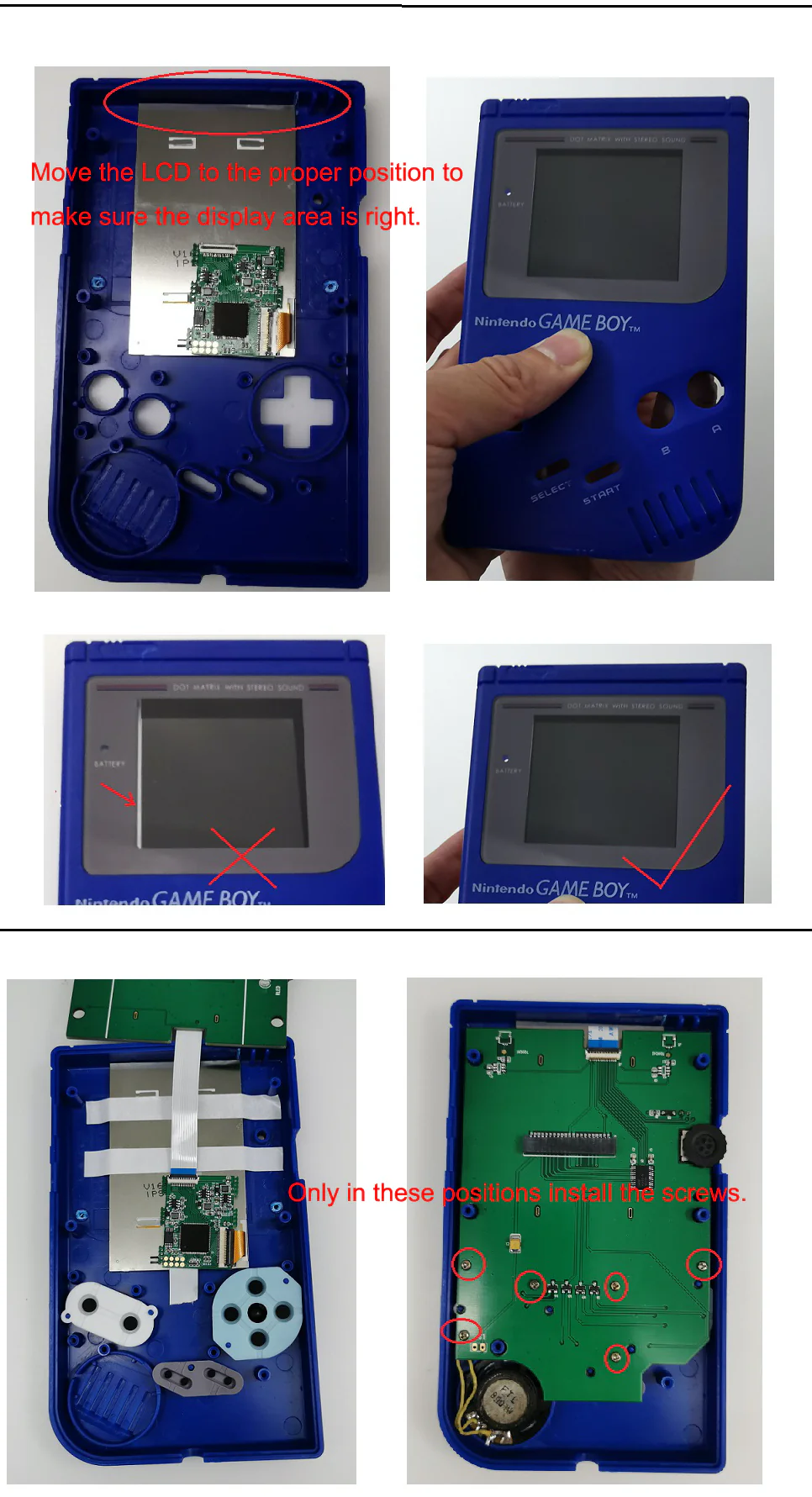 Game Boy DMG-01 Backlight IPS LCD Screen Mod Kit v2 RIPS - Image 7
