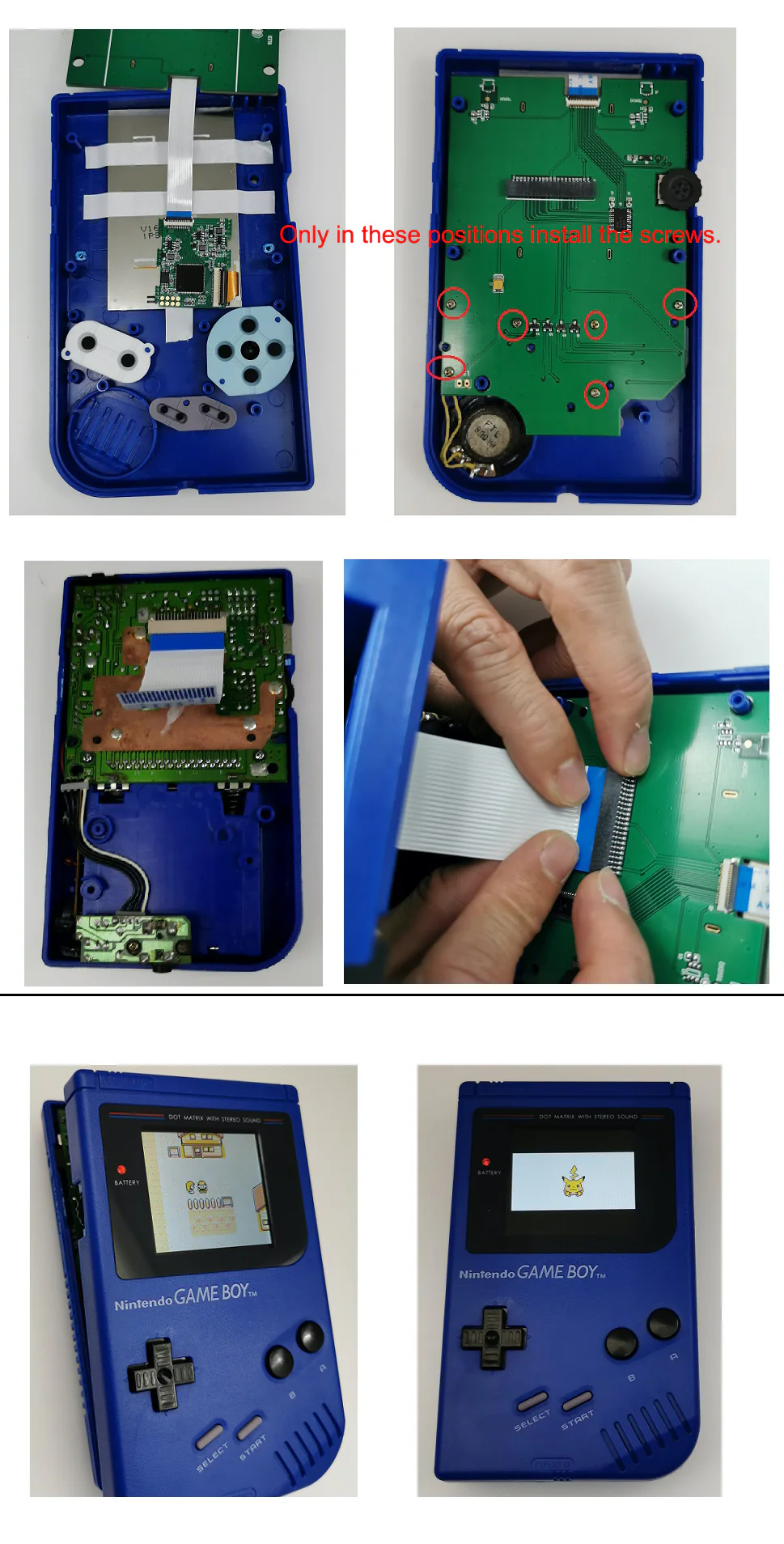 Game Boy DMG-01 Backlight IPS LCD Screen Mod Kit v2 RIPS - Image 8