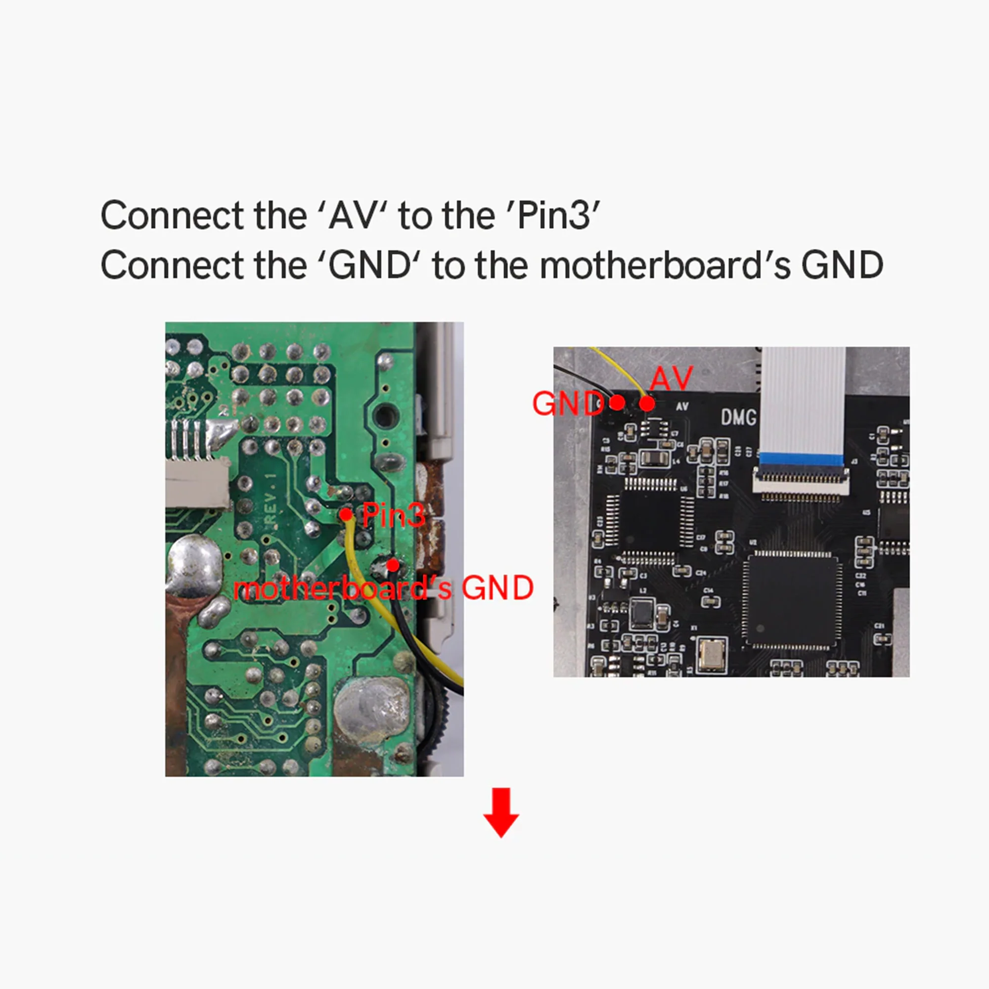 Game Boy DMG RIPS V5 IPS Backlight TV Version AV Out Consolizer with Color Palettes Mod Kit - Hispeedido - Image 9