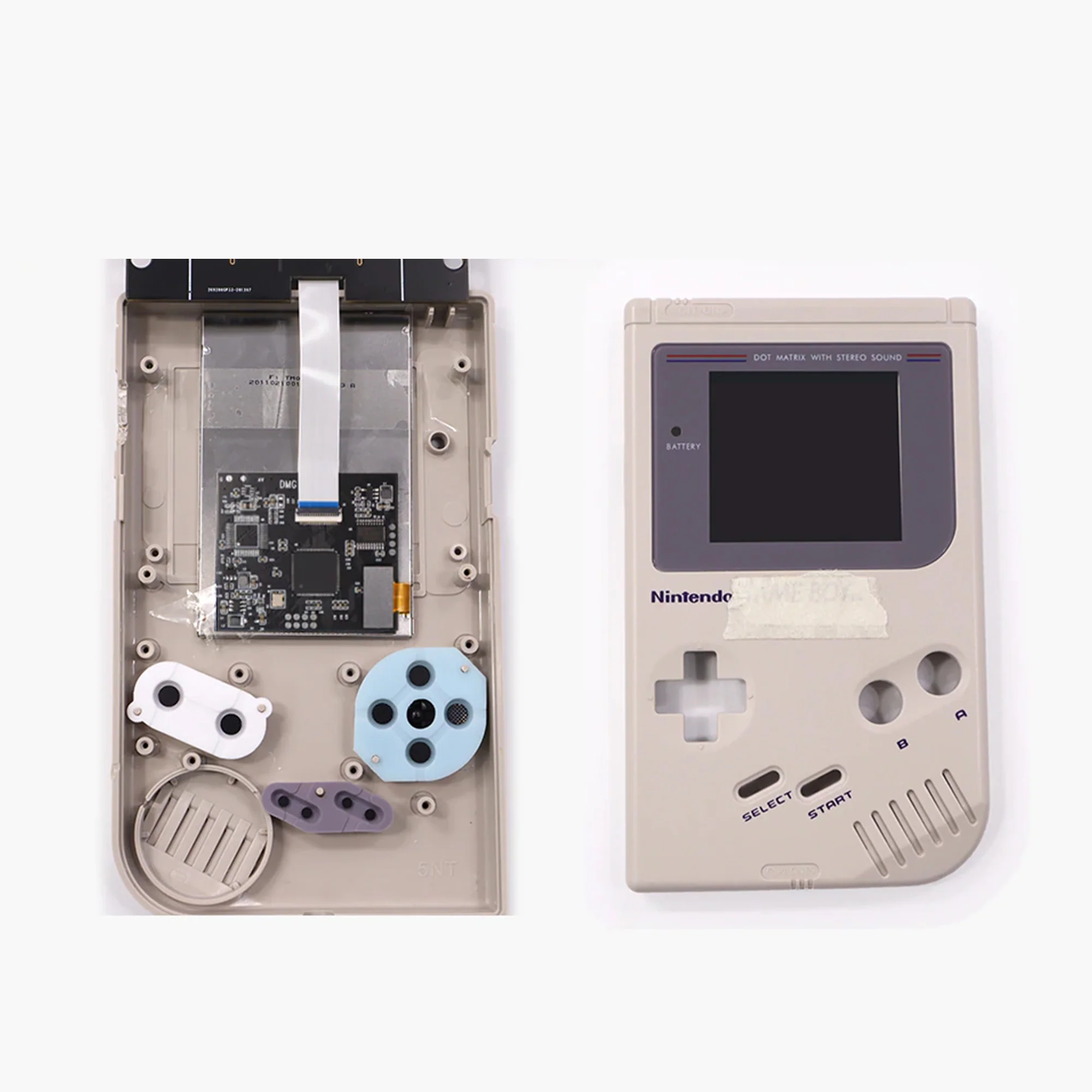 Game Boy DMG RIPS V5 IPS Backlight with Color Palettes Mod Kit - Hispeedido - Image 6