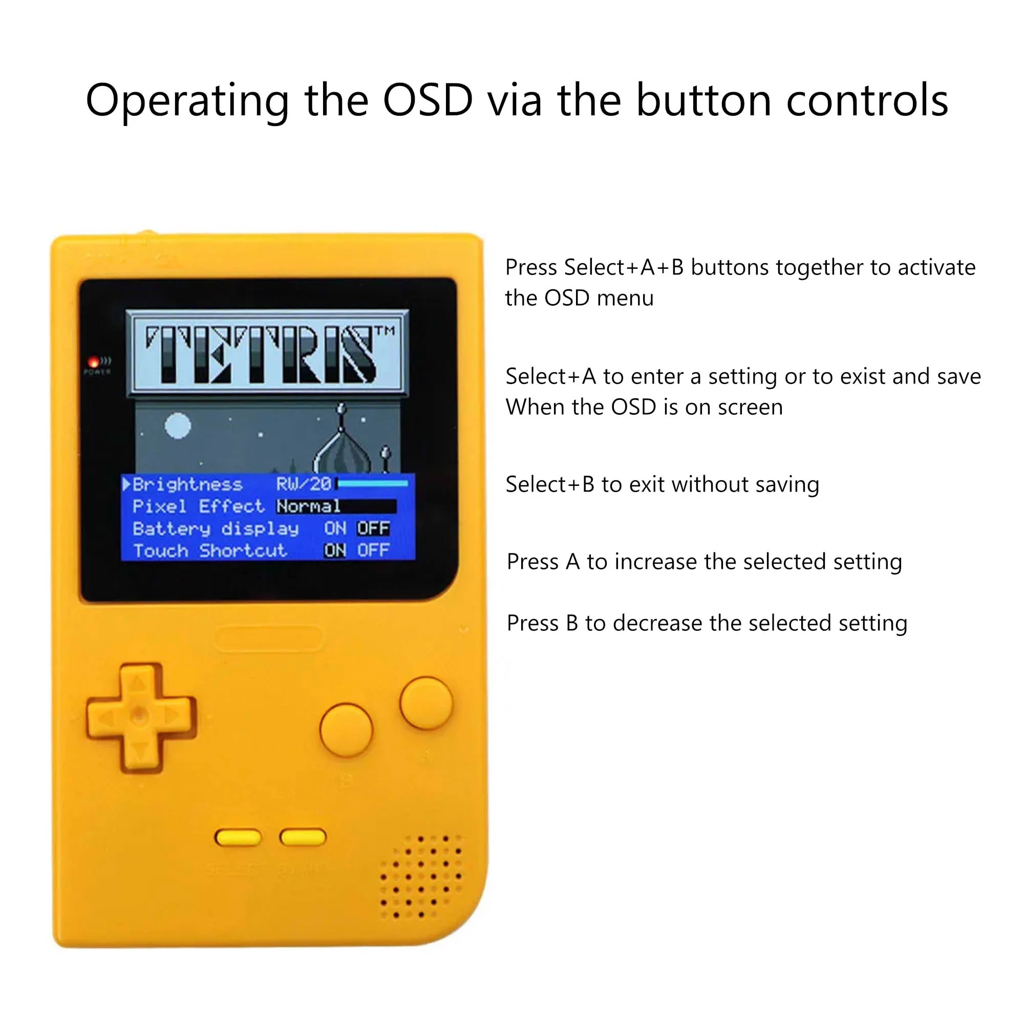 Game Boy Pocket Laminated Q5 Kit with OSD - Hispeedido - Image 4