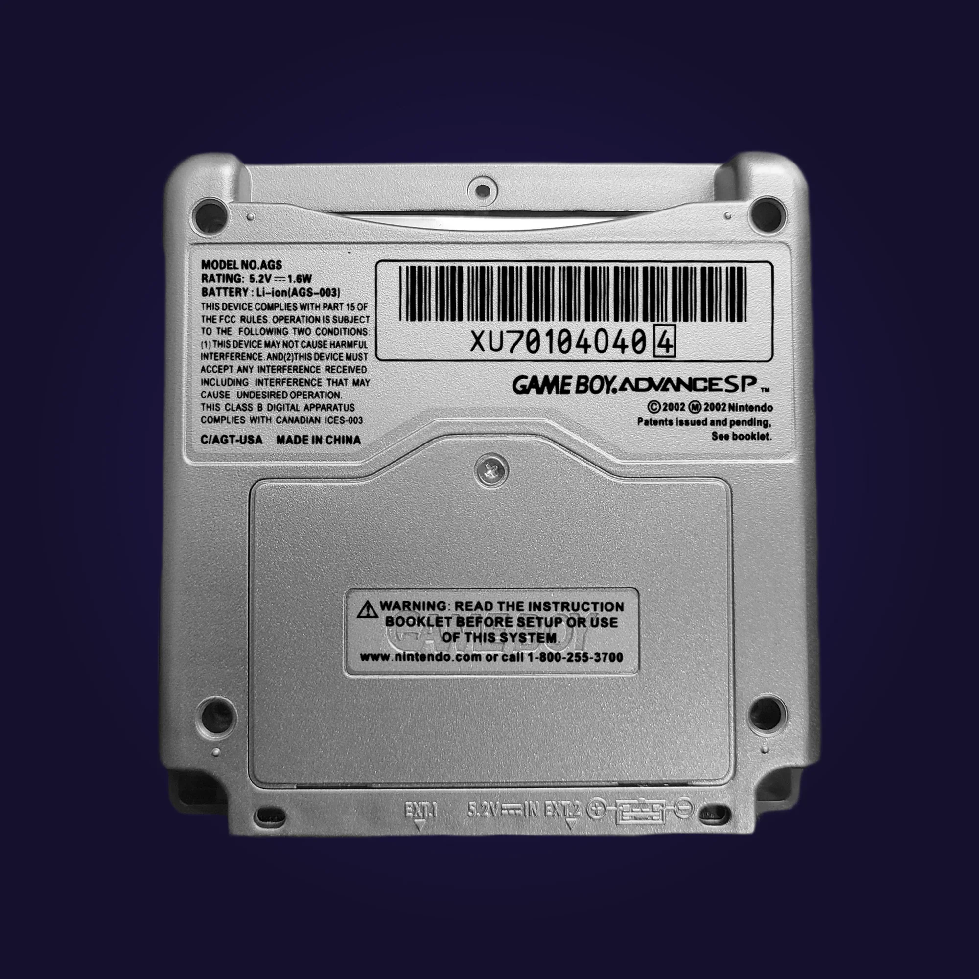 GBASP Game Boy Advance SP Transparent Sticker/Label Set - Image 3