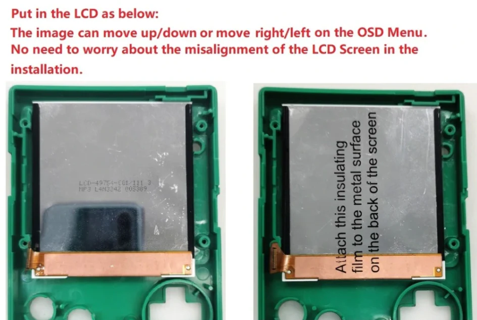 Game Boy Pocket OSD Backlight Mod Kit - Hispeedido - Image 7