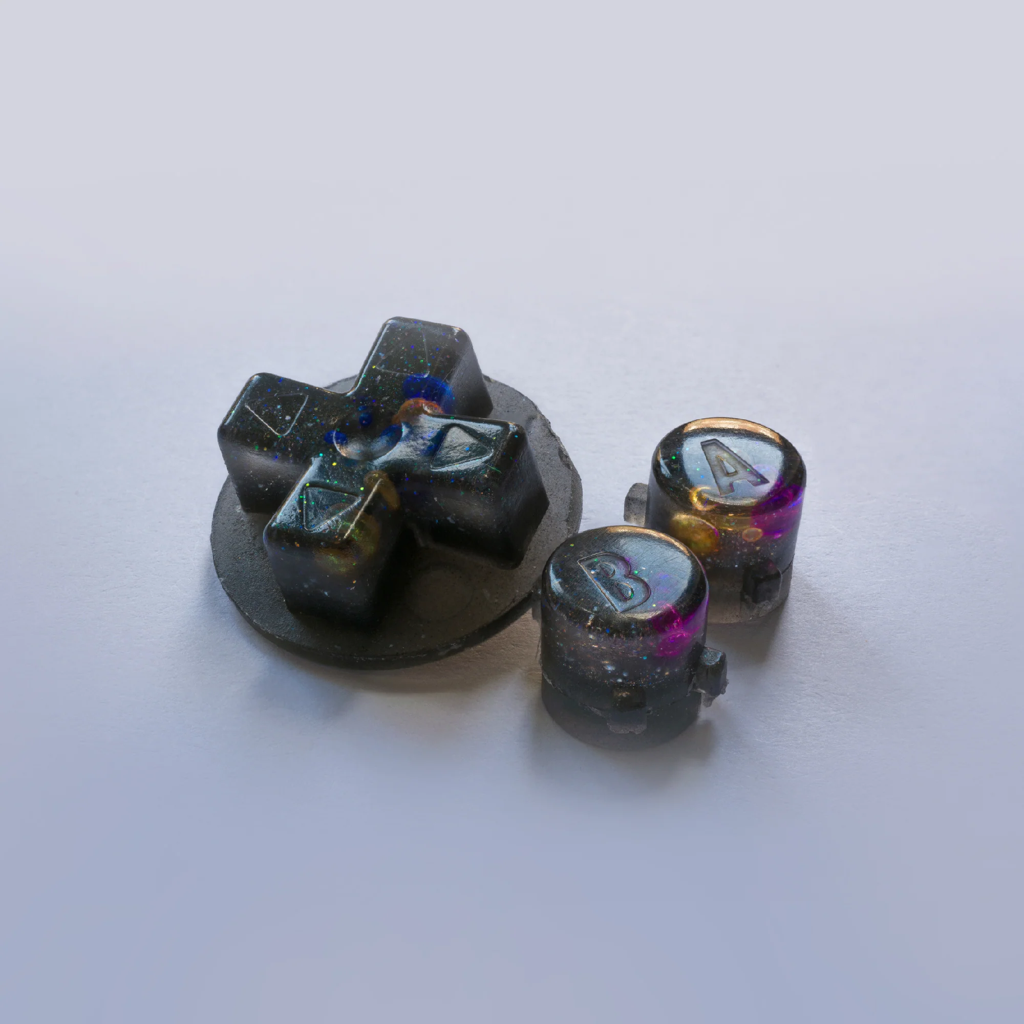 Game Boy Advance Custom Solar System Buttons