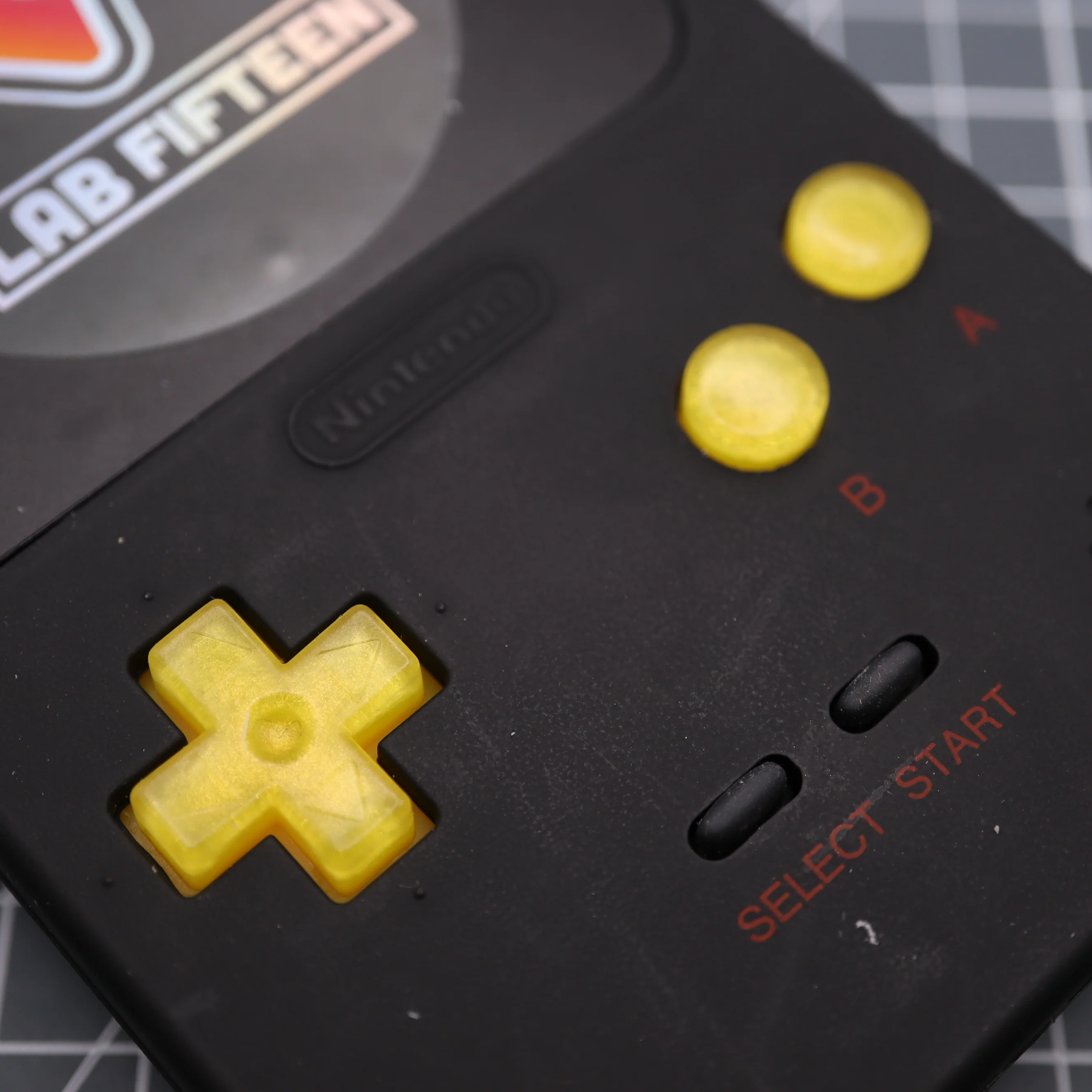 Game Boy Pocket Custom Lemon Candy Buttons - Image 3