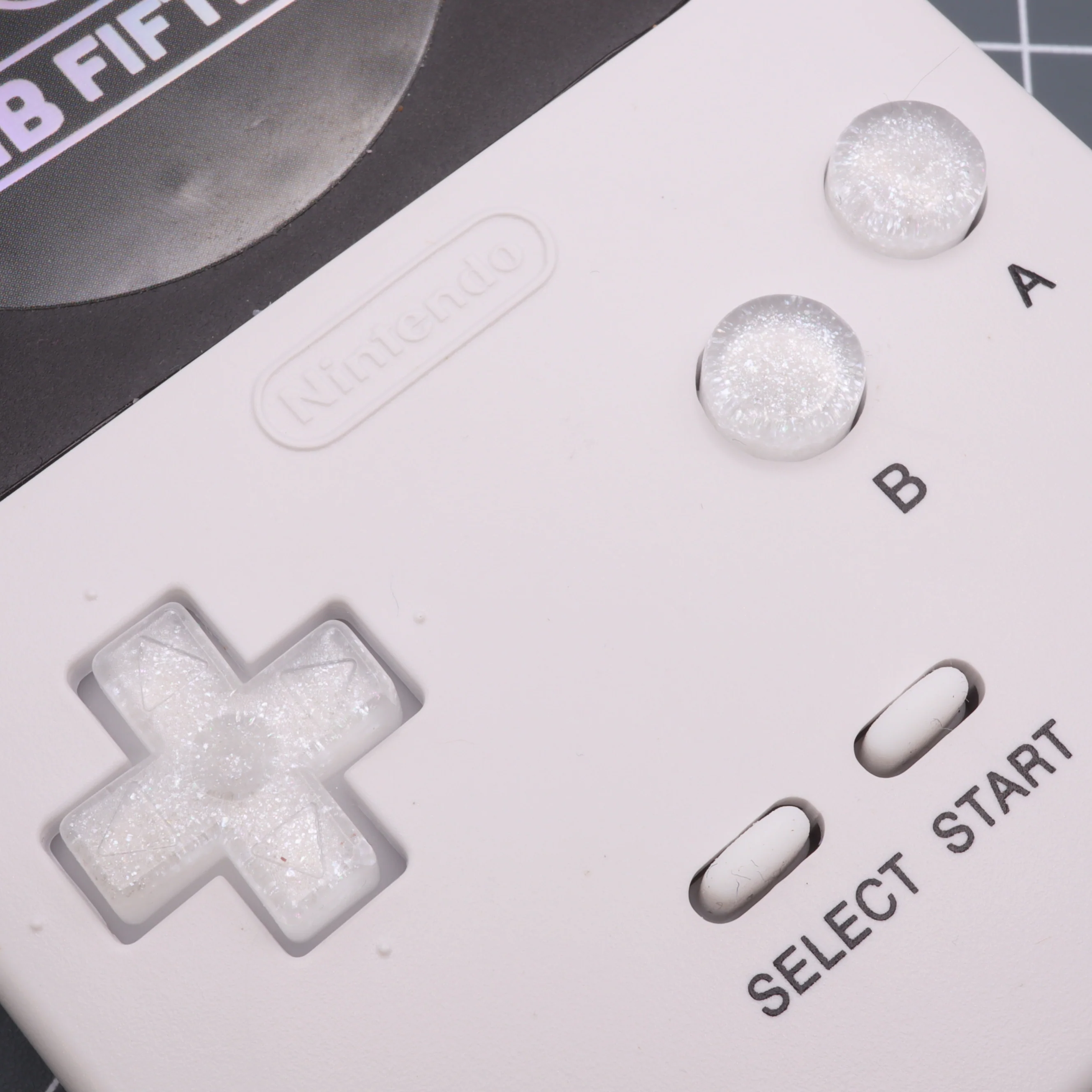 Game Boy Pocket Custom Pearl White Buttons - Image 3