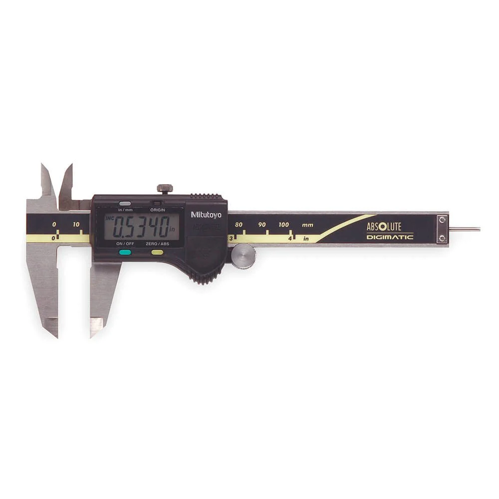 Mitutoyo 4in 500-150-30 Advanced Onsite Sensor Absolute Scale Digital Caliper, Stainless Steel - Image 2