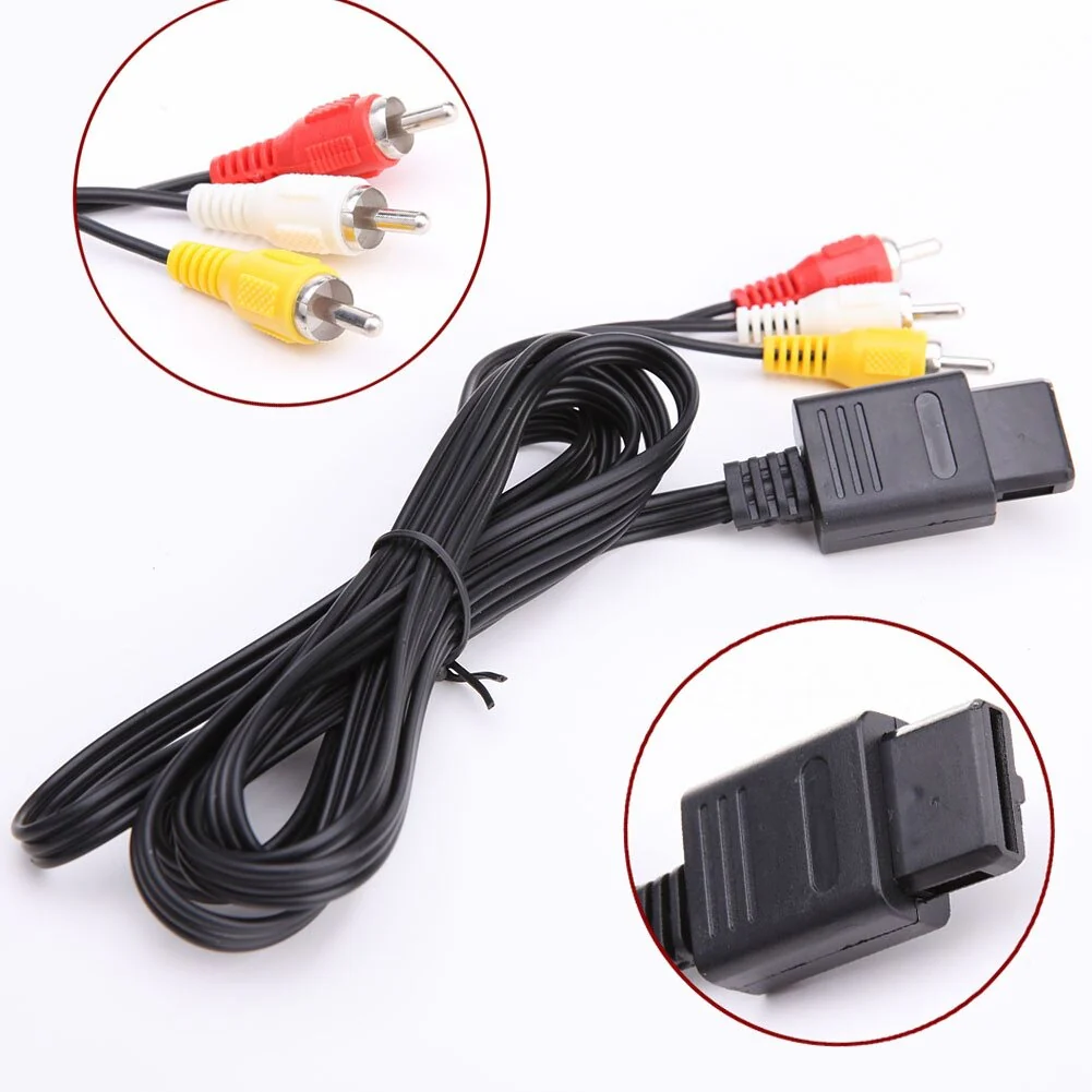 N64 AV Composite Cable for Nintendo 64 SNES GameCube - Image 3