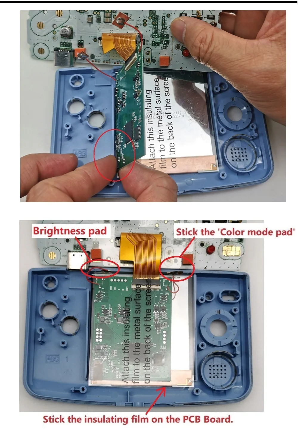 Neo Geo Pocket Color OSD Q5 IPS Backlight Mod kit - Hispeedido - Image 6