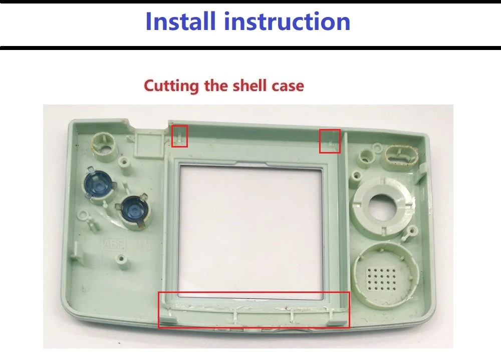 Neo Geo Pocket Color SLIM OSD Q5 IPS Backlight Mod Kit - Hispeedido - Image 3