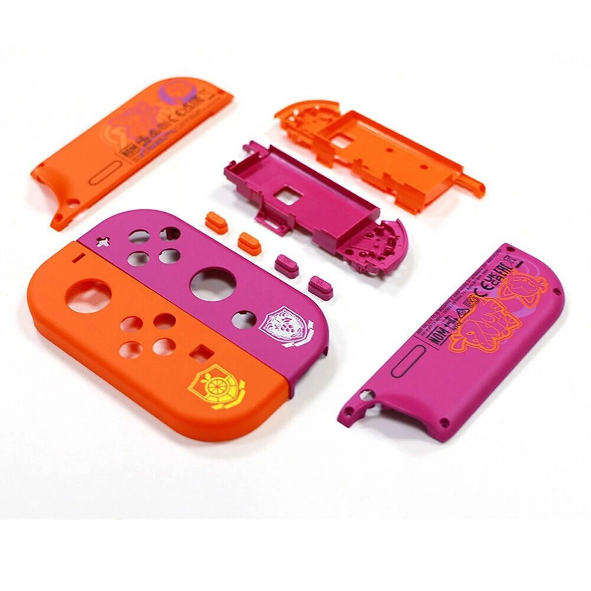 Nintendo Switch Joy-Con OEM Scarlet & Violet Shells - Image 3